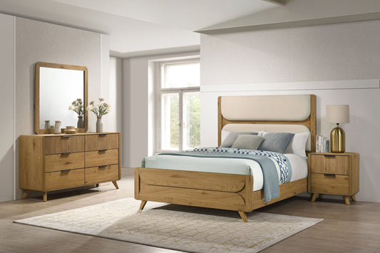 Bennett 4-piece California King Bedroom Set Light Oak