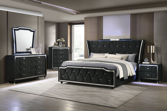 Lorient 5-piece California King Bedroom Set Black