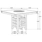 Gabriel 7-piece Square Counter Height Dining Set Cappuccino
