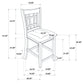Lavon Wood Counter Height Dining Chair Tan and Espresso (Set of 2)