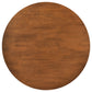Dinah 5-piece Round Solid Wood Dining Set Walnut