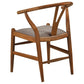 Dinah 5-piece Round Solid Wood Dining Set Walnut