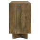 Tyler 3-door Solid Wood Sideboard Buffet Cabinet Mango Brown