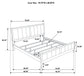 Carlton 4-piece California King Bedroom Set Cappuccino