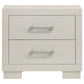Jessica 4-piece Eastern King LED Bedroom Set Snow White