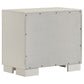 Jessica 4-piece Eastern King LED Bedroom Set Snow White