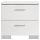 Felicity 5-piece Eastern King Bedroom Set White High Gloss