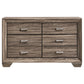 Kauffman 4-piece Eastern King Bedroom Set Washed Taupe