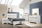 Miranda 51-inch Wood Full Storage Panel Bed White