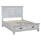 Franco 4-piece Queen Bedroom Set Distressed White