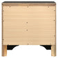 Miranda 3-drawer Nightstand Bedside Table Black