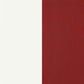 Retro 5-piece Oval Dining Table Set White and Red