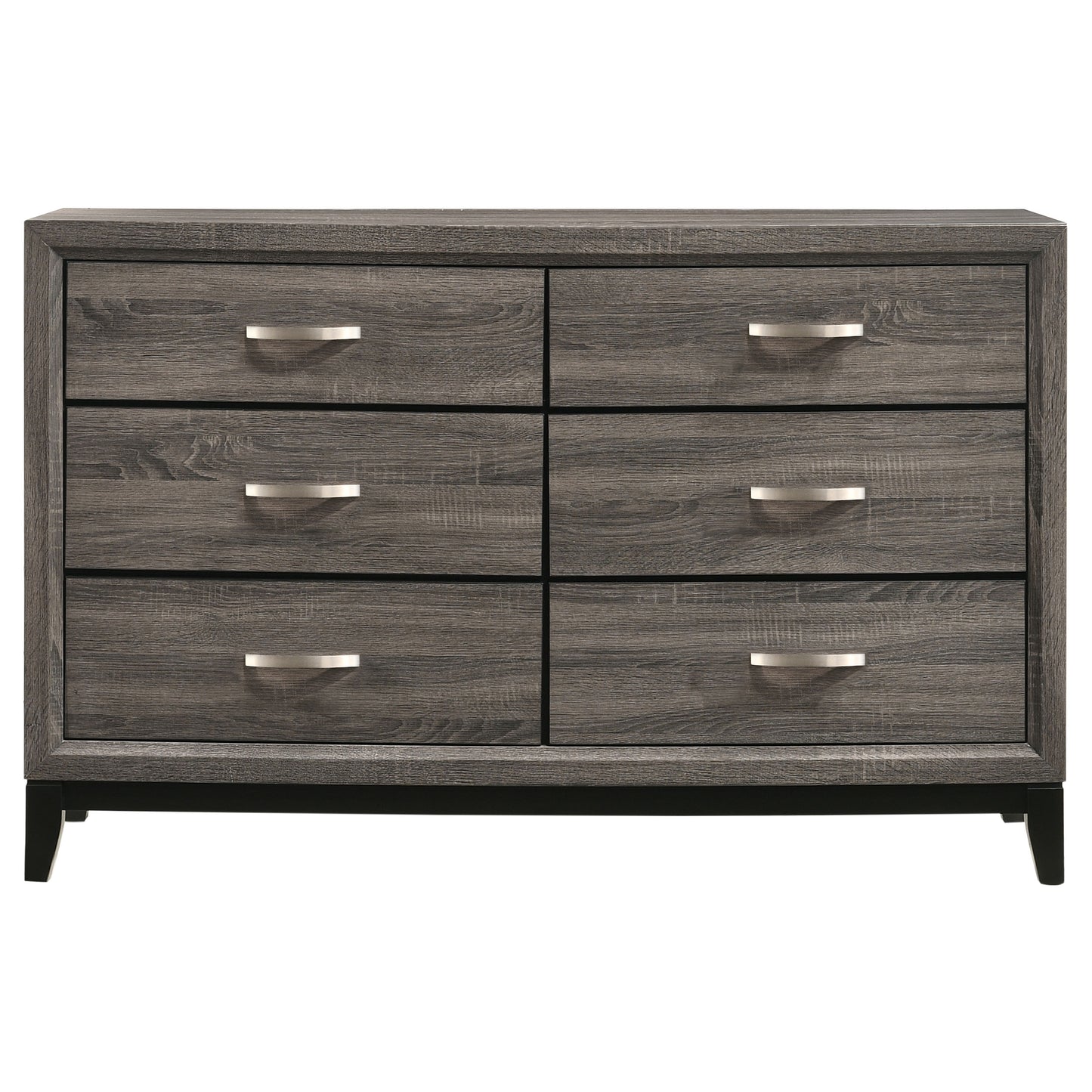 Watson Five-piece Queen Bedroom Set Grey Oak