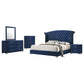 Melody 5-piece Eastern King Bedroom Set Pacific Blue