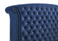Melody Upholstered California King Wingback Bed Pacific Blue