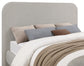 Wren Upholstered Queen Panel Bed Grey