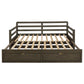 Sorrento 2-drawer Twin XL Daybed with Extension Trundle Grey