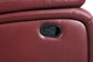 Camila 2-piece Upholstered Reclining Sofa Set Red