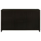 Lewes 2-door Engineered Wood 60-inch TV Stand Cappuccino