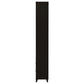 Lewes 4-shelf Engineered Wood Media Tower Cappuccino