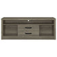 Burke 3-piece 59-inch TV Entertainment Center Grey Driftwood