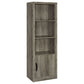Burke 3-piece 59-inch TV Entertainment Center Grey Driftwood