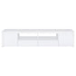 Jude 2-door Engineered Wood 79-inch TV Stand High Gloss White
