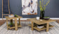 Dawn Square Engineered Wood Coffee Table Mango Brown