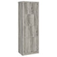 Burke 4-shelf Engineered Wood Media Tower Grey Driftwood
