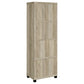 Sachin 3-shelf Engineered Wood Media Tower Distressed Pine