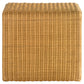 Cahya Square Woven Rattan End Table Natural