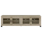 Sachin 3-piece 79-inch TV Entertainment Center Antique Pine