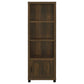 Sachin 3-piece 79-inch TV Entertainment Center Dark Pine