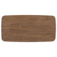 Radley 3-piece Rectangular Coffee Table Set Natural Walnut