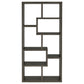 Theo 71-inch 6-shelf Bookshelf Weathered Grey