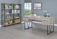 Analiese 63-inch 4-shelf Double Bookshelf Grey Driftwood