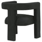 Petra Boucle Upholstered Accent Side Chair Black