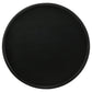 Ixia Round Solid Mango Wood Accent Side Table Black Stain
