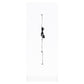 Cabra 4-door LED Curio Display Cabinet White High Gloss