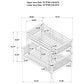 Chapman Wood Twin Over Full Bunk Bed White