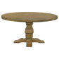Florence 7-piece Round Dining Table Set Rustic Honey