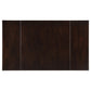 Kelso Rectangular 52-inch Extension Dining Table Cappuccino