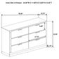 Caraway 4-piece Eastern King Bedroom Set Black