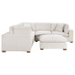 Lakeview 6-piece Upholstered Modular Sectional Sofa Ivory