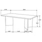 Andando Rectangular Solid Wood Coffee Table Mango Brown