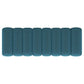 Summer Fabric Upholstered Tufted Accent Bench Peacock Blue