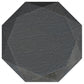 Jacinto Octagonal Solid Mango Wood Side Table Grey