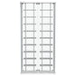 Montara Tempered Glass Wine Storage LED Curio Cabinet Chrome