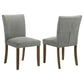 Paxton Upholstered Dining Side Chair Grey (Set of 2)