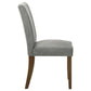 Paxton Upholstered Dining Side Chair Grey (Set of 2)